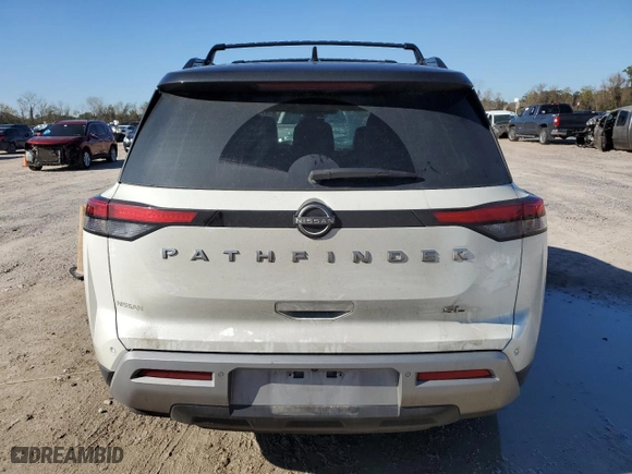 2024 Nissan Pathfinder SL with VIN 5N1DR3CB0RC202379, listed as a Copart auction lot 87537765 with 53,517 mi miles and Salvage Title. Bid and sale history available at carsss.com. Image 6.