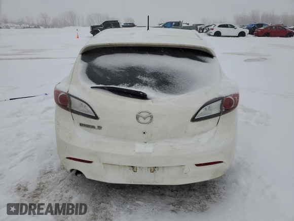 2013 Mazda 3 GX with VIN JM1BL1KF5D1803779, listed as a Copart auction lot 42116345 with 252,558 mi miles and Salvage Title. Bid and sale history available at carsss.com. Image 6.