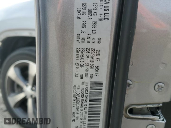 2019 Jeep Cherokee Limited z VIN 1C4PJLDB9KD185010, wystawiony jako Copart lot #57264935 z przebiegiem 121 747 mil mil oraz Szkoda całkowita • Salvage title. Historia ofert i sprzedaży dostępna na DreamBid. Obrazek 13.