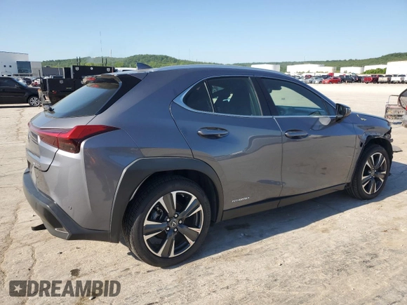 2019 Lexus UX 250h with VIN JTHU9JBH1K2004628, listed as a Copart auction lot 56522165 with 103,168 mi miles and Salvage title. Bid and sale history available at DreamBid. Image 3.
