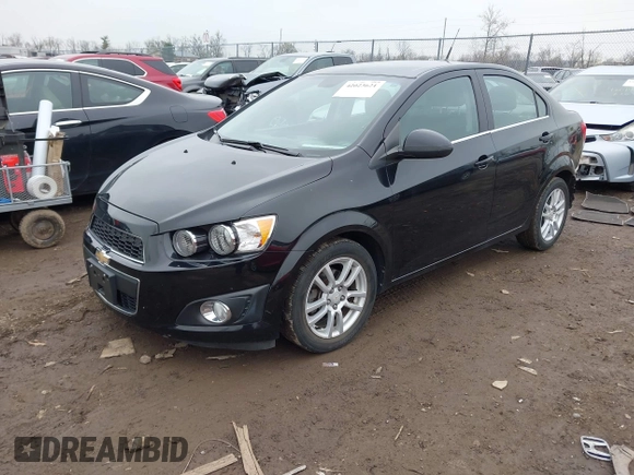 2012 Chevrolet Sonic LT with VIN 1G1JC5SH0C4129096, listed as a IAAI auction lot 42023621 with 45,517 mi miles and . Bid and sale history available at DreamBid. Image 2.