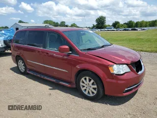 2016 Chrysler Town & Country Touring with VIN 2C4RC1BG9GR188046, listed as a Copart auction lot 64872494 with 84,645 mi miles and Salvage Title. Bid and sale history available at carsss.com. Image 4.