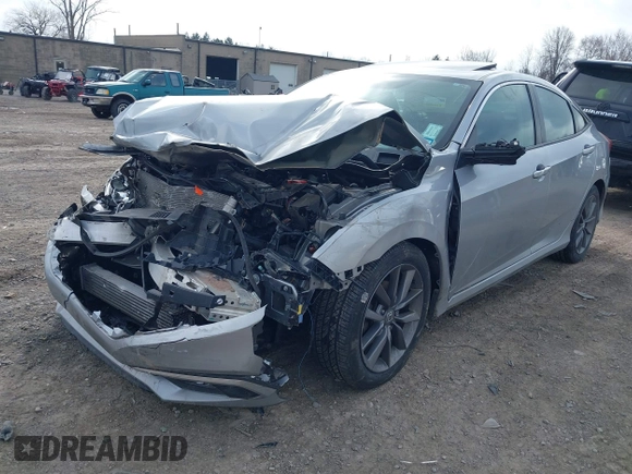 2019 Honda Civic Sedan EX with VIN 19XFC1F3XKE003300, listed as a IAAI auction lot 41889174 with 38,965 mi miles. Bid and sale history available at carsss.com. Image 18.