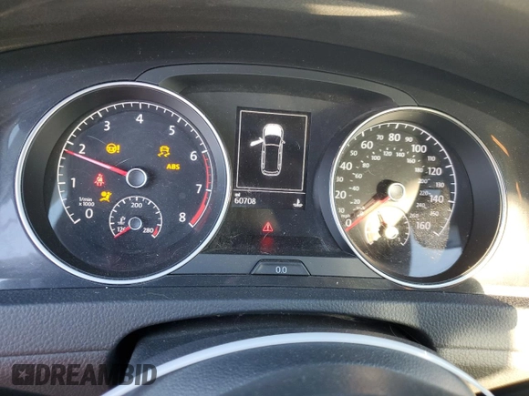 2018 Volkswagen Golf с VIN 3VW717AU0JM759863, выставлен на аукционе Copart как лот 42363785 с пробегом 60 708 миль миль и Списание • Salvage title. История ставок и продаж доступна на DreamBid. Изображение 9.