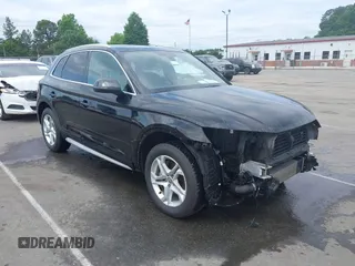 2018 Audi Q5 Premium Plus z VIN WA1BNAFY6J2100245, wystawiony jako IAAI lot #42295572 z przebiegiem 73 731 mil mil oraz . Historia ofert i sprzedaży dostępna na DreamBid. Obrazek 1.