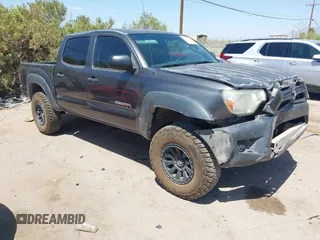 2013 Toyota Tacoma PreRunner with VIN 3TMJU4GN1DM142183, listed as a IAAI auction lot 42485272 with 120,058 mi miles and . Bid and sale history available at DreamBid. Image 1.
