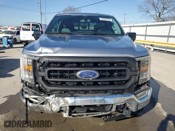2021 Ford F-150 XL with VIN 1FTFW1CD8MFB06471, listed as a Copart auction lot 46922515 with 44,790 mi miles and Salvage title. Bid and sale history available at DreamBid. Image 5.