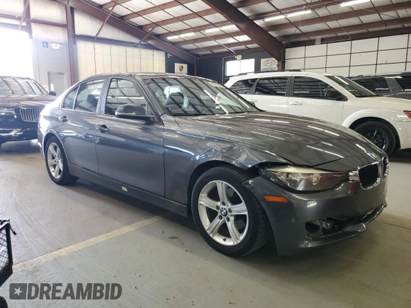 2014 BMW 3 Series 320i xDrive with VIN WBA3C3C53EF985375, listed as a Copart auction lot 62833435 with 75,726 mi miles and Salvage title. Bid and sale history available at DreamBid. Image 4.