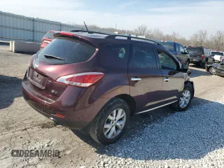 2014 Nissan Murano SV with VIN JN8AZ1MUXEW418975, listed as a Copart auction lot 44409704 with 100,336 mi miles and Salvage Title. Bid and sale history available at carsss.com. Image 3.