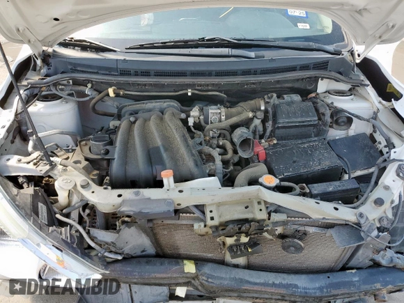 2010 Nissan Versa 1.6 with VIN 3N1CC1AP5AL403629, listed as a Copart auction lot 58264865 with 86,399 mi miles and Salvage title. Bid and sale history available at DreamBid. Image 11.