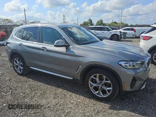 2023 BMW X3 sDrive30i with VIN 5UX43DP03P9S25216, listed as a Copart auction lot 56060045 with 31,303 mi miles and Clean Title. Bid and sale history available at DreamBid. Image 4.