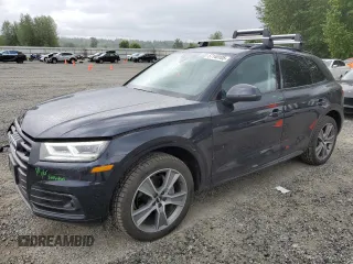 2020 Audi Q5 Premium Plus z VIN WA1BNAFY3L2002406, wystawiony jako Copart lot #57140105 z przebiegiem 62 547 mil mil oraz Szkoda całkowita • Salvage title. Historia ofert i sprzedaży dostępna na DreamBid. Obrazek 1.