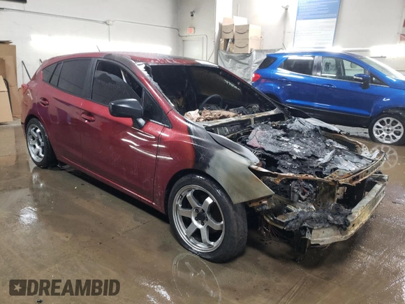 2022 Subaru Impreza with VIN 4S3GTAA6XN1718266, listed as a Copart auction lot 46921805 with Not provided miles and Non repairable. Bid and sale history available at DreamBid. Image 4.