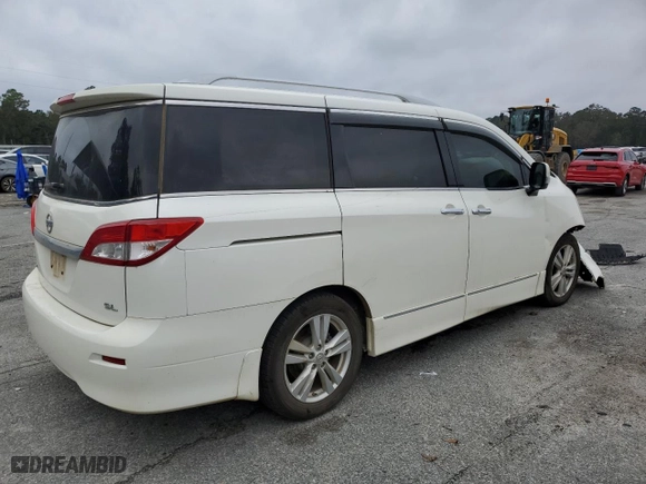 2016 Nissan Quest SL with VIN JN8AE2KP5G9151020, listed as a Copart auction lot 81627534 with 0 mi miles and Salvage Title. Bid and sale history available at carsss.com. Image 3.