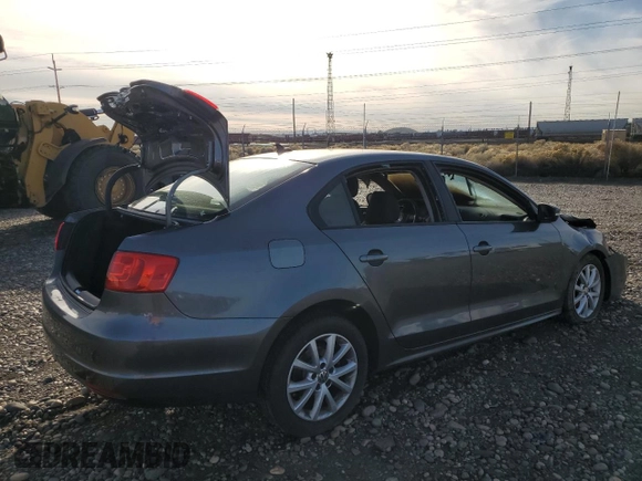 2012 Volkswagen Jetta Sedan SE w/Convenience & Sunroof PZEV with VIN 3VWBP7AJ4CM362822, listed as a Copart auction lot 77220104 with 0 mi miles and Salvage Title. Bid and sale history available at carsss.com. Image 3.
