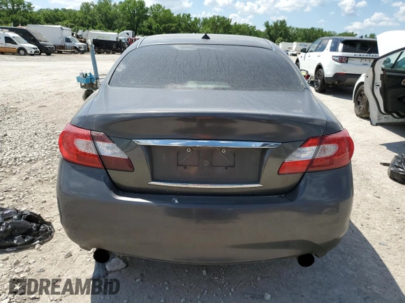 2012 Infiniti M with VIN JN1BY1AP8CM335333, listed as a Copart auction lot 56885145 with 190,552 mi miles and Salvage title. Bid and sale history available at DreamBid. Image 6.