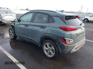 2022 Hyundai Kona SEL with VIN KM8K6CAB1NU828823, listed as a IAAI auction lot 41178743 with 43,755 mi miles and . Bid and sale history available at carsss.com. Image 3.