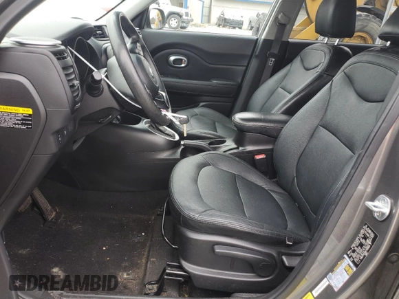 2014 Kia Soul + with VIN KNDJP3A56E7006816, listed as a Copart auction lot 48454075 with 91,434 mi miles and Salvage Title. Bid and sale history available at carsss.com. Image 7.