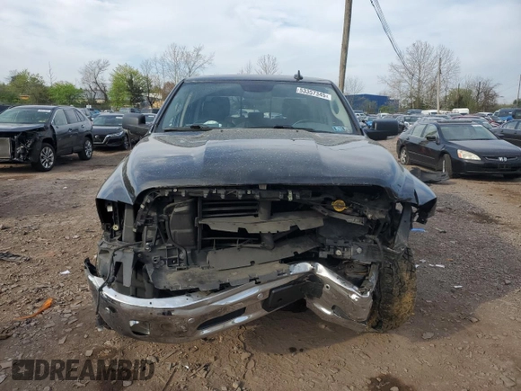 2017 Ram 1500 Big Horn with VIN 3C6RR7LT7HG505737, listed as a Copart auction lot 53357345 with 0 mi miles and Salvage Title. Bid and sale history available at carsss.com. Image 5.