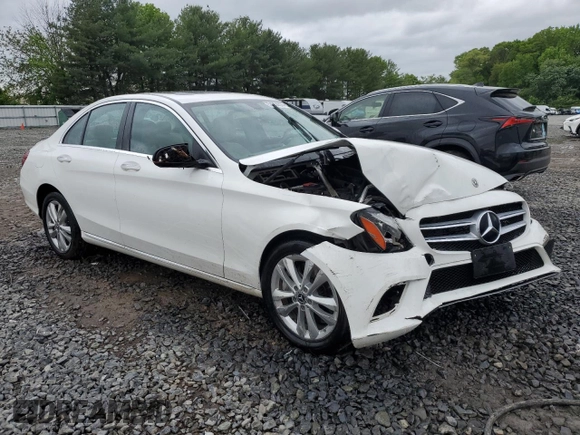 2019 Mercedes-Benz C 300 with VIN 55SWF8EB9KU288220, listed as a Copart auction lot 54954374 with Not Provided miles and Salvage Title. Bid and sale history available at carsss.com. Image 4.