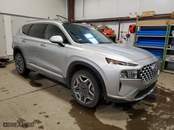 2022 Hyundai Santa Fe Hybrid Limited with VIN KM8S5DA17NU057607, listed as a Copart auction lot 41677575 with 19,111 mi miles and Salvage Title. Bid and sale history available at carsss.com. Image 4.