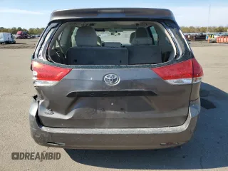 2013 Toyota Sienna L with VIN 5TDZK3DC5DS389664, listed as a Copart auction lot 46168265 with 79,962 mi miles and Salvage Title. Bid and sale history available at carsss.com. Image 6.