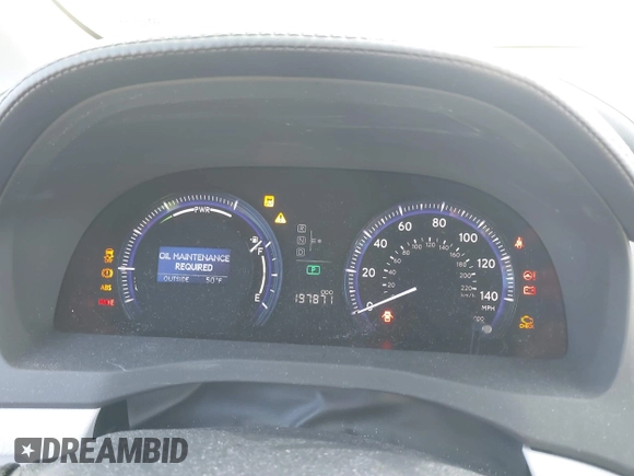 2010 Lexus HS 250h with VIN JTHBB1BA5A2001826, listed as a IAAI auction lot 41446582 with 197,871 mi miles and . Bid and sale history available at DreamBid. Image 7.