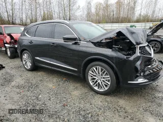 2022 Acura MDX w/Advance Package with VIN 5J8YE1H85NL044927, listed as a Copart auction lot 78668824 with 24,424 mi miles and Salvage Title. Bid and sale history available at carsss.com. Image 4.