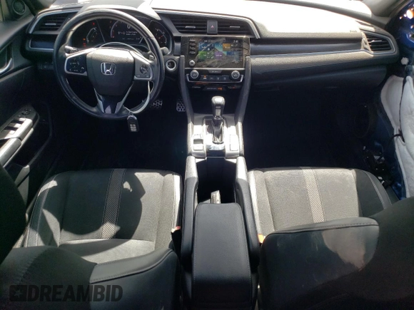 2019 Honda Civic Sedan Sport with VIN 19XFC2F89KE013799, listed as a Copart auction lot 49402445 with 130,617 mi miles and Salvage Title. Bid and sale history available at carsss.com. Image 8.
