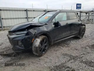 2021 Chevrolet Blazer RS z VIN 3GNKBERSXMS580125, wystawiony jako Copart lot #80782854 z przebiegiem Nie podano mil oraz Szkoda całkowita • Salvage title. Historia ofert i sprzedaży dostępna na DreamBid. Obrazek 1.