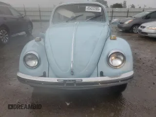 1969 Volkswagen Beetle with VIN 119416435, listed as a Copart auction lot 45422265 with 62,550 mi miles and Salvage Title. Bid and sale history available at DreamBid. Image 5.