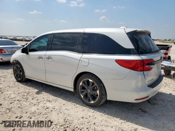 2022 Honda Odyssey Elite с VIN 5FNRL6H99NB057388, выставлен на аукционе Copart как лот 58220605 с пробегом 34 469 миль миль и Списание • Salvage title. История ставок и продаж доступна на DreamBid. Изображение 2.