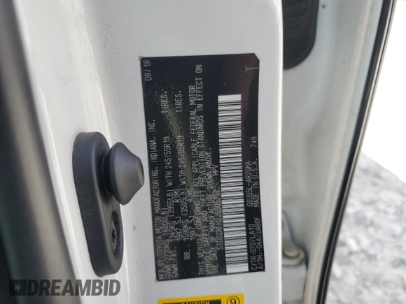 2018 Toyota Highlander Limited z VIN 5TDDZRFH2JS905752, wystawiony jako Copart lot #65187645 z przebiegiem 142 054 mil mil oraz Nie do naprawy • Non repairable. Historia ofert i sprzedaży dostępna na DreamBid. Obrazek 13.