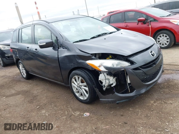 2013 Mazda 5 Sport with VIN JM1CW2BL5D0159603, listed as a IAAI auction lot 41807574 with 121,206 mi miles and . Bid and sale history available at carsss.com. Image 1.