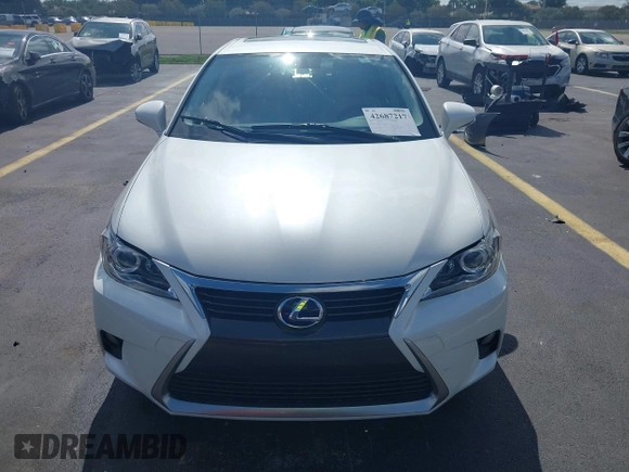 2015 Lexus CT 200h with VIN JTHKD5BH8F2233021, listed as a IAAI auction lot 42687217 with 110,443 mi miles and . Bid and sale history available at DreamBid. Image 12.