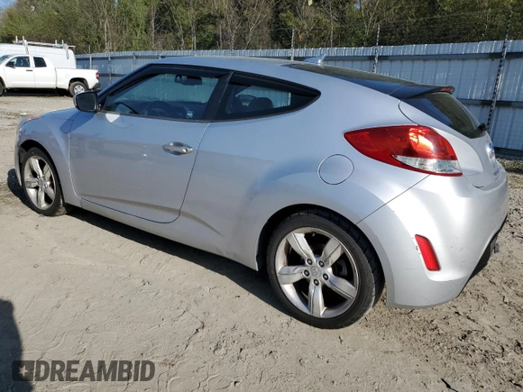 2012 Hyundai Veloster w/Black Int with VIN KMHTC6AD6CU032033, listed as a Copart auction lot 52614775 with 173,476 mi miles and Salvage title. Bid and sale history available at DreamBid. Image 2.