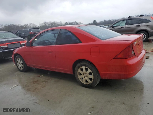 2003 Honda Civic EX with VIN 1HGEM22983L037979, listed as a Copart auction lot 46069765 with 299,995 mi miles and Salvage Title. Bid and sale history available at carsss.com. Image 2.