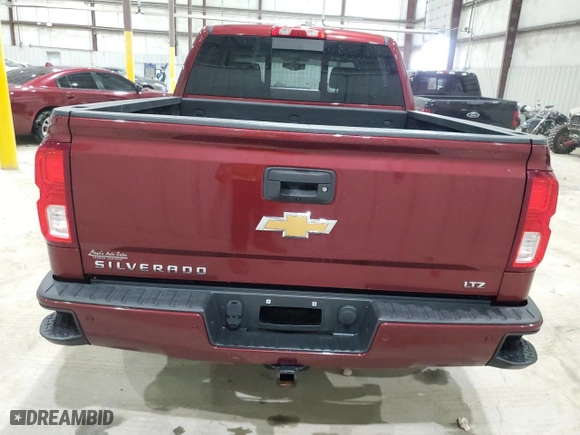 2017 Chevrolet Silverado 1500 LTZ with VIN 3GCUKSECXHG325451, listed as a Copart auction lot 51325015 with 91,737 mi miles and Non Repairable. Bid and sale history available at carsss.com. Image 6.