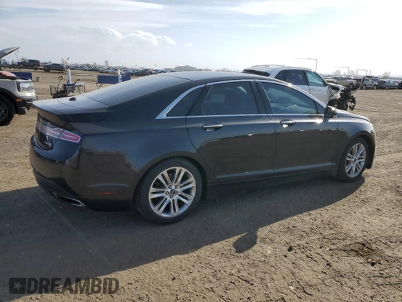 2014 Lincoln MKZ with VIN 3LN6L2J90ER820222, listed as a Copart auction lot 52455965 with 117,723 mi miles and Salvage Title. Bid and sale history available at carsss.com. Image 3.
