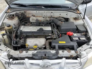 2002 Hyundai Accent GL with VIN KMHCG35CX2U210657, listed as a Copart auction lot 85131504 with 91,354 mi miles and Clean Title. Bid and sale history available at carsss.com. Image 11.