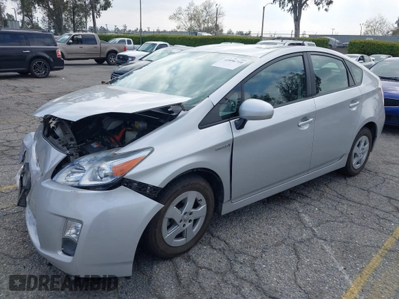 2010 Toyota Prius II with VIN JTDKN3DU7A0230967, listed as a IAAI auction lot 41896710 with 103,451 mi miles. Bid and sale history available at carsss.com. Image 2.