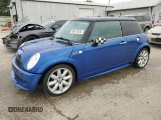 2005 MINI Hardtop S with VIN WMWRE33555TG96166, listed as a Copart auction lot 58917425 with 87,344 mi miles and Salvage title. Bid and sale history available at DreamBid. Image 1.