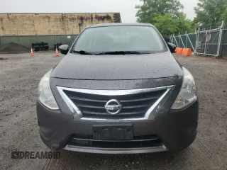 2015 Nissan Versa SV with VIN 3N1CN7AP6FL803252, listed as a Copart auction lot 61076555 with 84,161 mi miles and Salvage title. Bid and sale history available at DreamBid. Image 5.