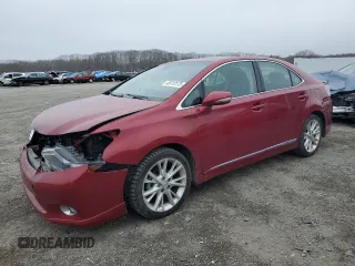 2010 Lexus HS 250h with VIN JTHBB1BA1A2037738, listed as a Copart auction lot 49713175 with 182,622 mi miles and Salvage Title. Bid and sale history available at carsss.com. Image 1.