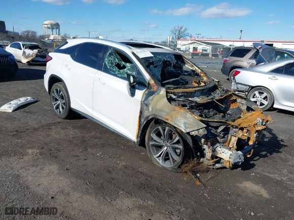 2019 Lexus RX with VIN 2T2ZZMCA7KC119693, listed as a IAAI auction lot 41592316 with 1 miles. Bid and sale history available at carsss.com. Image 1.