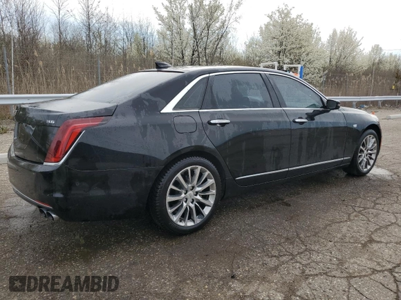 2017 Cadillac CT6 Luxury AWD with VIN 1G6KD5RS5HU164768, listed as a Copart auction lot 53703425 with 51,003 mi miles and Clean title. Bid and sale history available at DreamBid. Image 3.