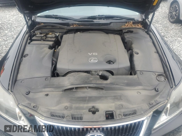 2010 Lexus IS 250 with VIN JTHCF5C28A5044059, listed as a Copart auction lot 59528575 with 97,837 mi miles and Clean title. Bid and sale history available at DreamBid. Image 11.
