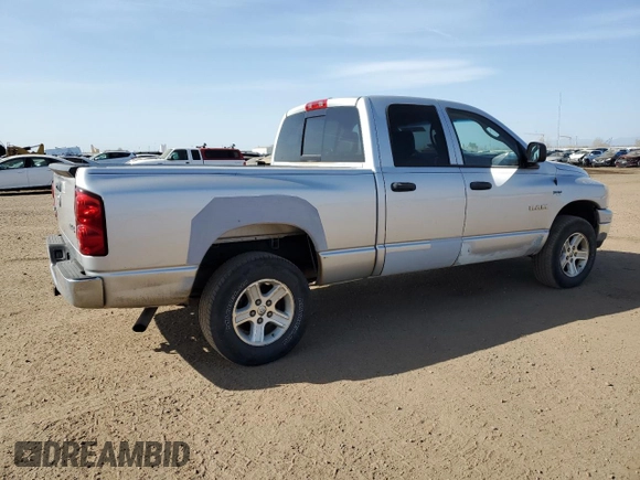 2008 Dodge 1500 ST with VIN 1D7HU18248J226766, listed as a Copart auction lot 52547185 with 172,532 mi miles and Salvage Title. Bid and sale history available at DreamBid. Image 3.