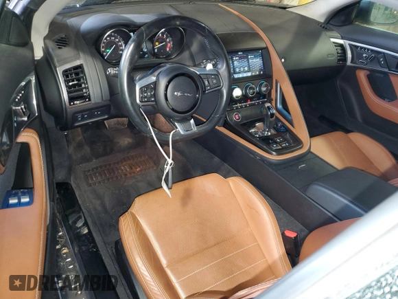 2020 Jaguar F-Type with VIN SAJDD1EV3LCK64835, listed as a Copart auction lot 43260145 with 18,157 mi miles and Salvage Title. Bid and sale history available at DreamBid. Image 8.
