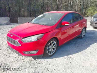 2015 Ford Focus SE with VIN 1FADP3F22FL362299, listed as a IAAI auction lot 41907348 with 127,686 mi miles. Bid and sale history available at carsss.com. Image 2.